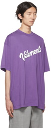 VETEMENTS Purple Sweet T-Shirt