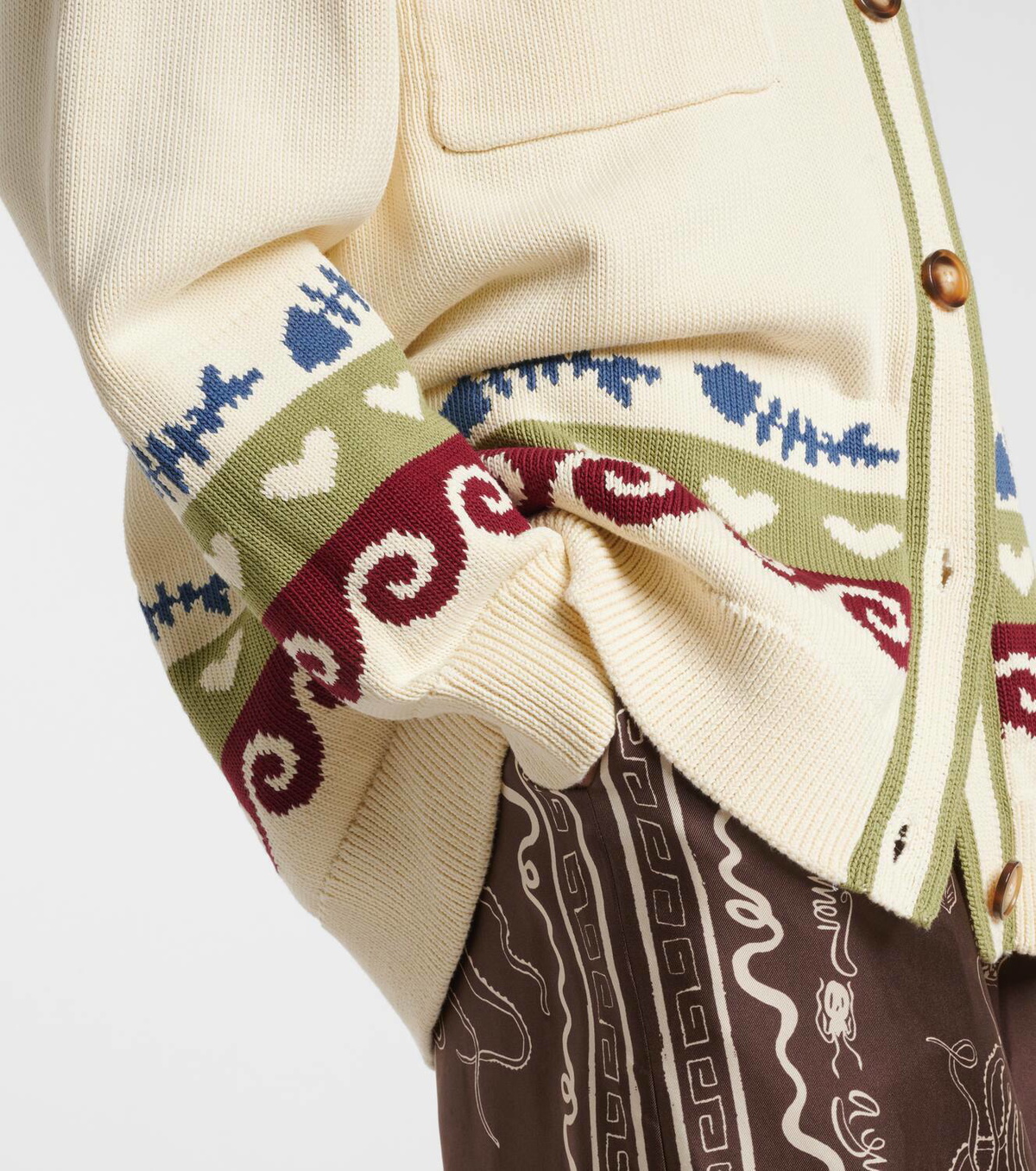 Alémais Bath House cotton cardigan