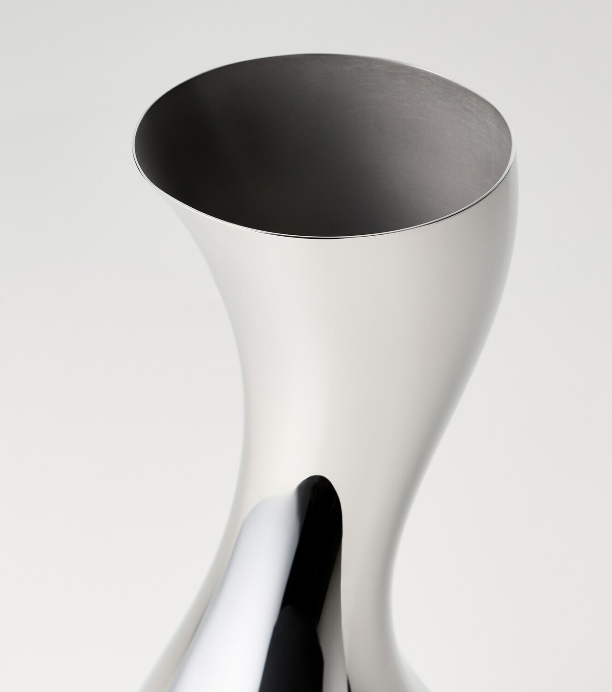 Georg Jensen Cobra Large stainless steel vase by Constantin Wortmann
