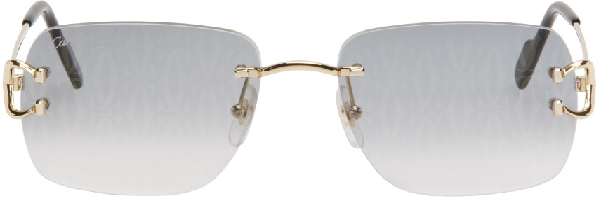 Photo: Cartier Gold 'Signature C de Cartier' Sunglasses
