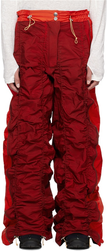 Photo: Charlie Constantinou Red Adjustable Length Lounge Pants