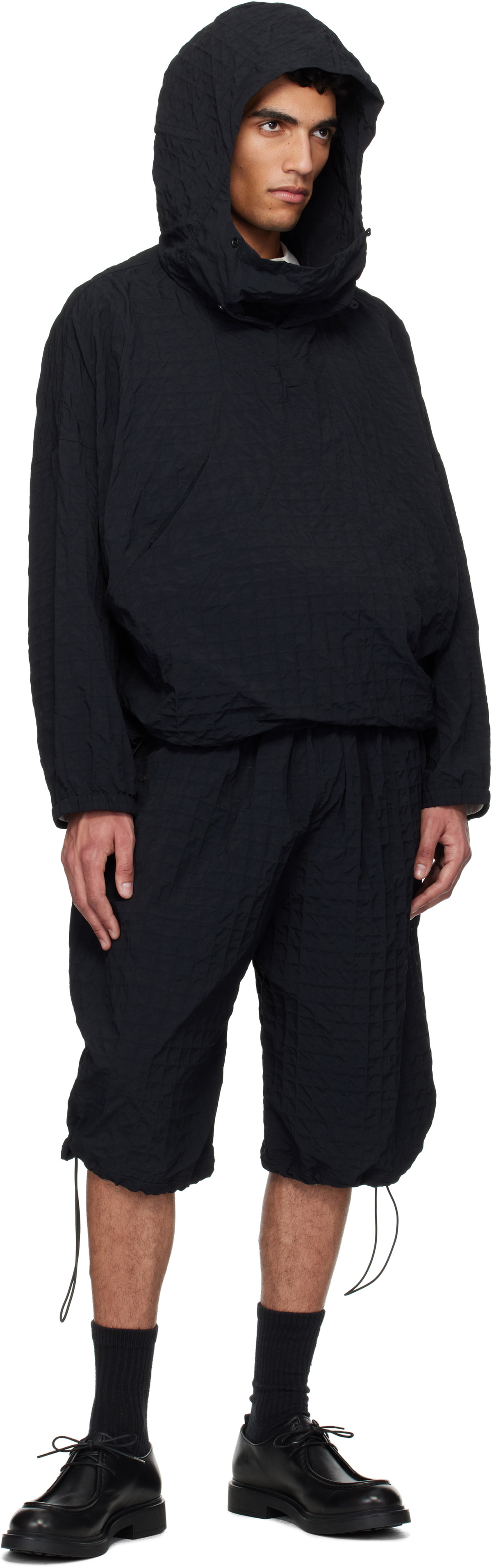 ジャケット・アウター sage nation FACTOR SMOCK SAGE NATION Black Factor Smock Jacket SAGE NATION
