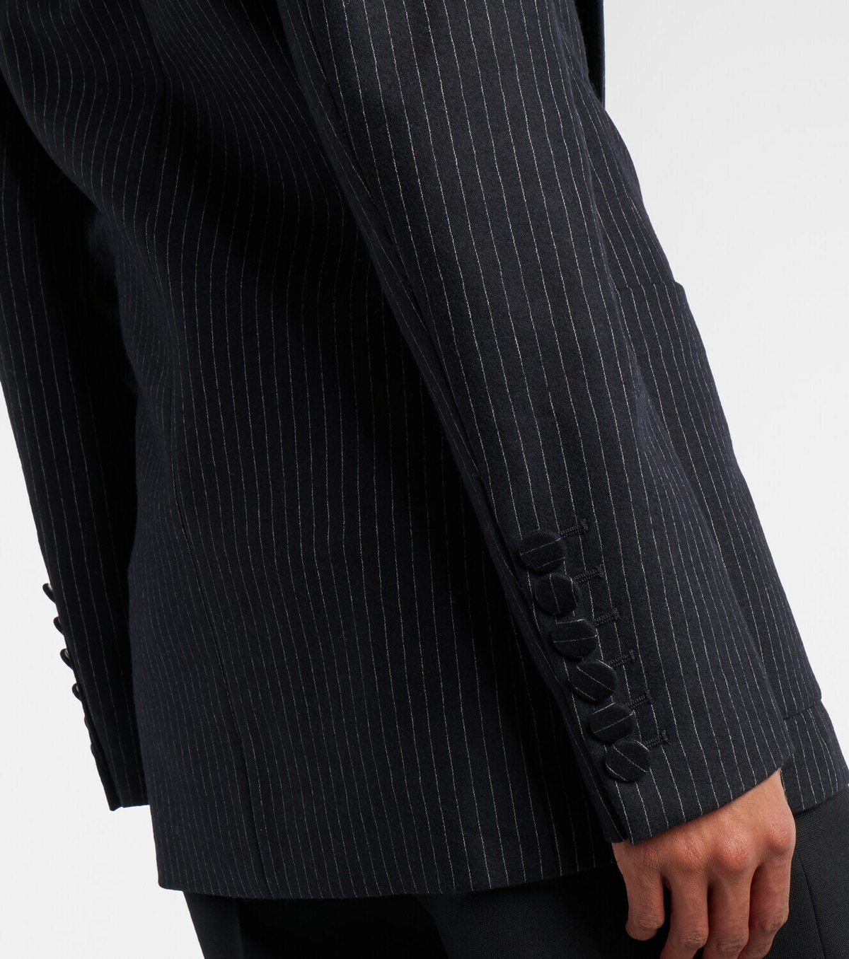 Nina Ricci Pinstripe wool-blend blazer