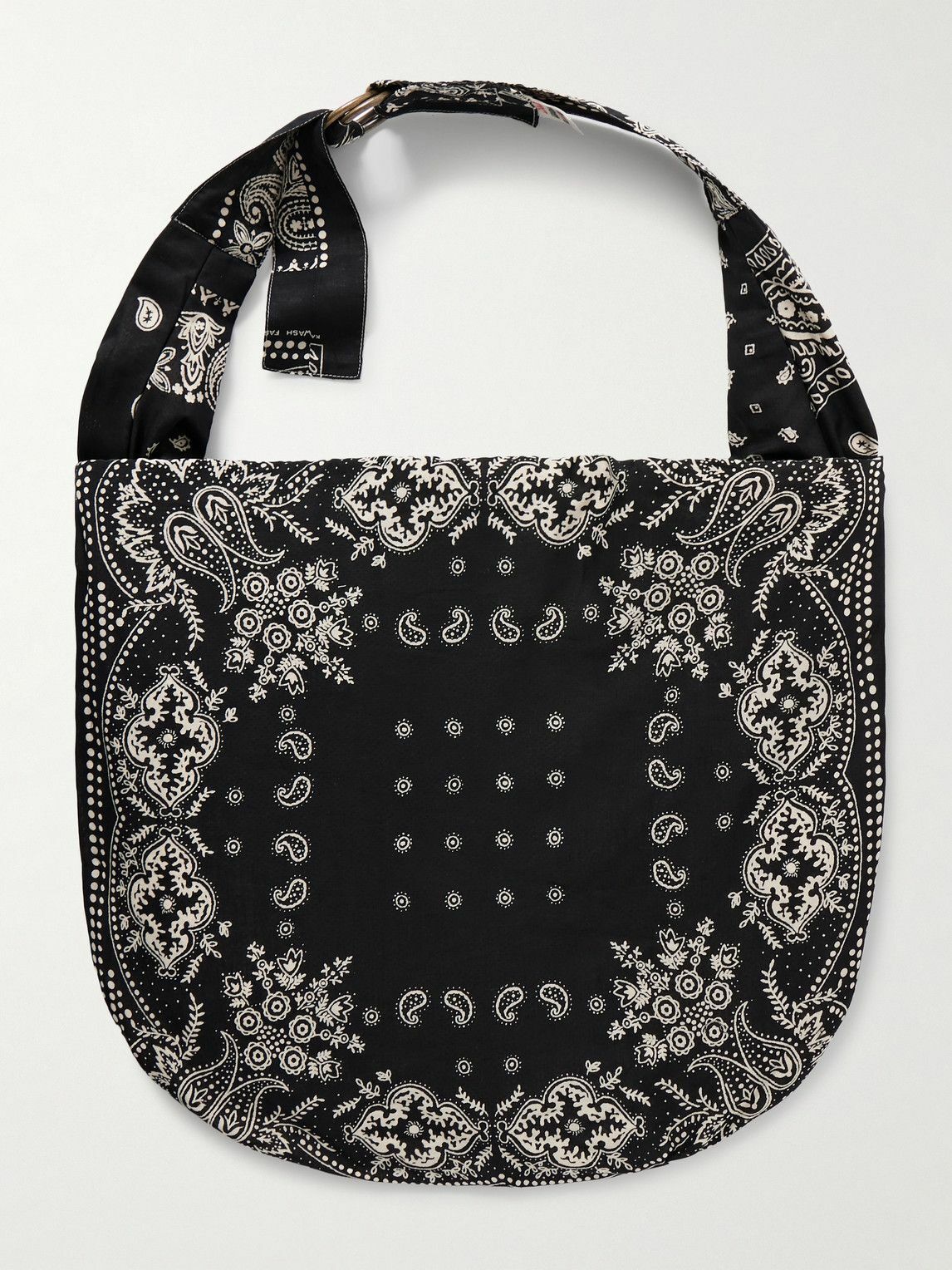 KAPITAL - Transit Snufkin Rat Brand Bandana-Print Cotton Sling Bag