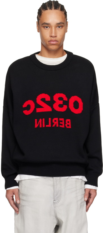 Photo: 032c Black Selfie Sweater