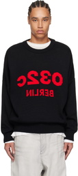 032c Black Selfie Sweater