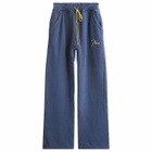 Rhude Men's Classique Sweat Pants in Navy/Yellow