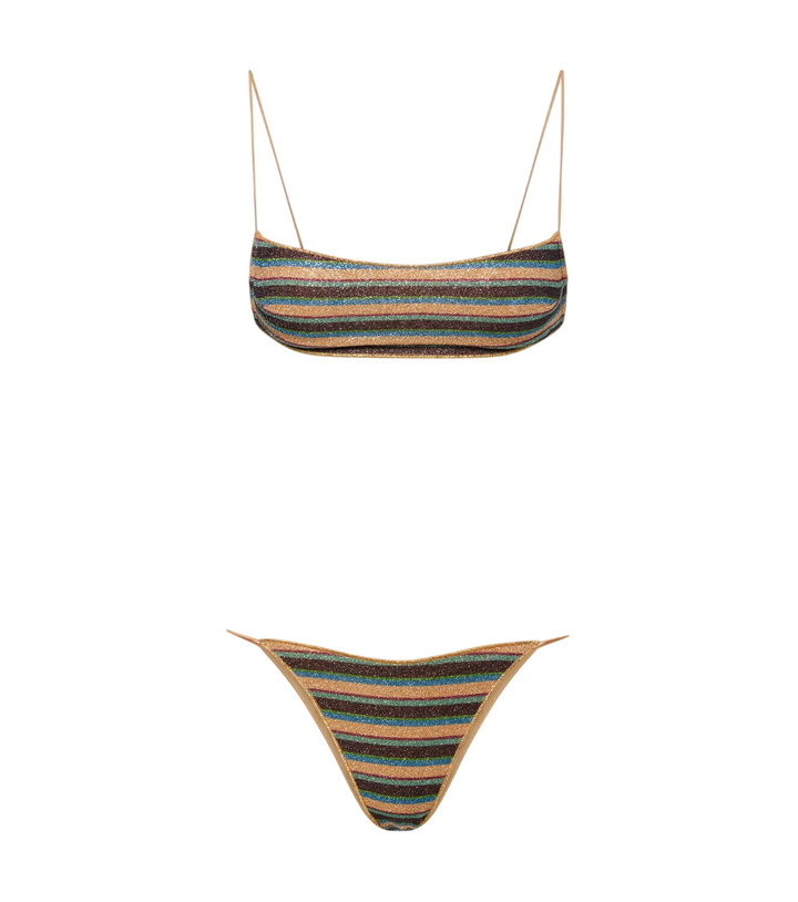 Photo: Oséree Lumière striped bikini