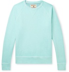 Birdwell - Loopback Cotton-Jersey Sweatshirt - Blue