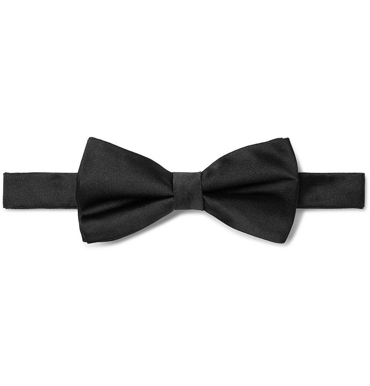 Photo: Paul Smith - Pre-Tied Silk Bow Tie - Men - Black