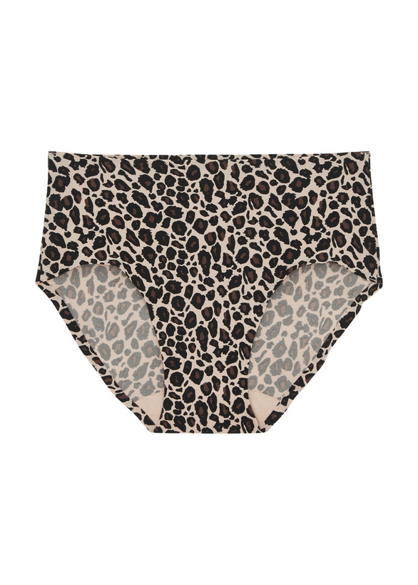 Photo: Chantelle Soft Stretch Leopard-print Briefs - One Size