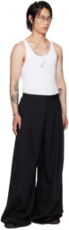 LU'U DAN Black CLOT Edition Wide Leg Tailored Trousers