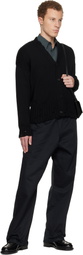 Marni Black 'Marni Mending' Embroidery Shoulder Bag