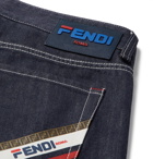 Fendi - Logo-Appliquéd Denim Jeans - Men - Dark denim