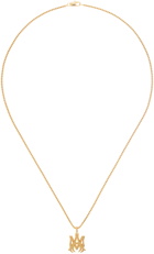 AMIRI Gold M.A. Necklace