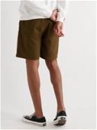 NUDIE JEANS - Luke Organic Cotton-Twill Shorts - Green