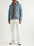 Herno - Quilted Shell Hooded Down Jacket - Blue