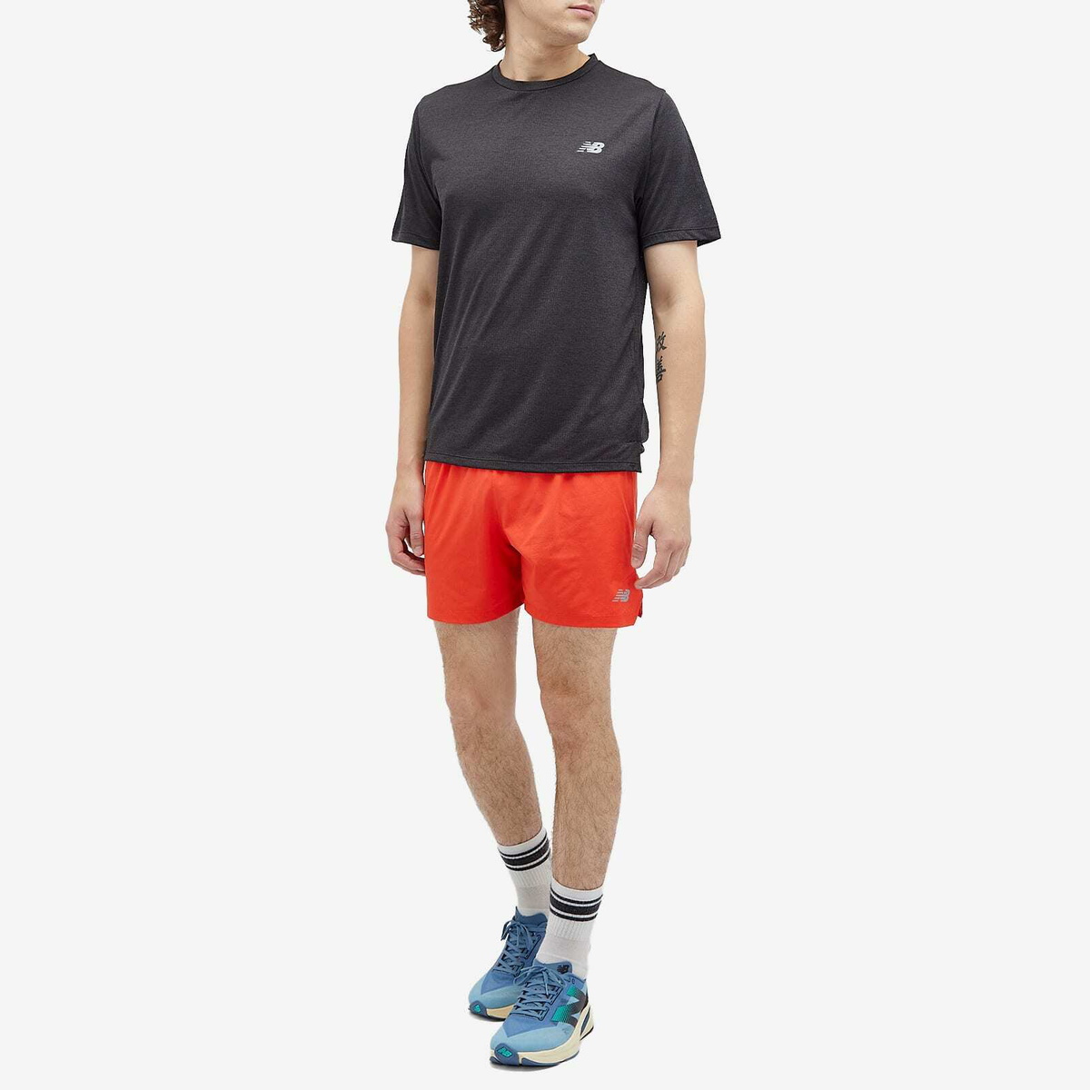 New Balance Running New Balance 5" RC Short in Neo Flame
