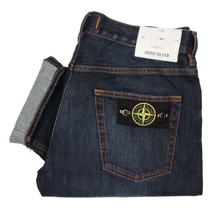 Photo: Re-T Regular Tapered Jeans - Navy