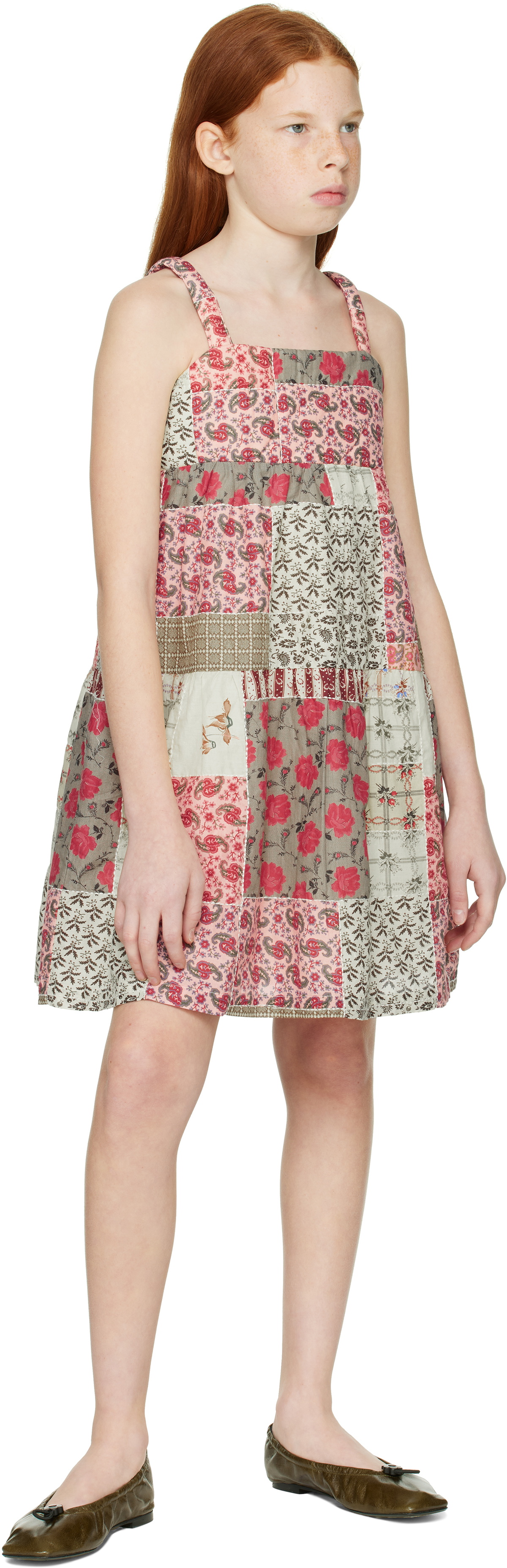 SEA NY Kids Multicolor Panna Patchwork Dress