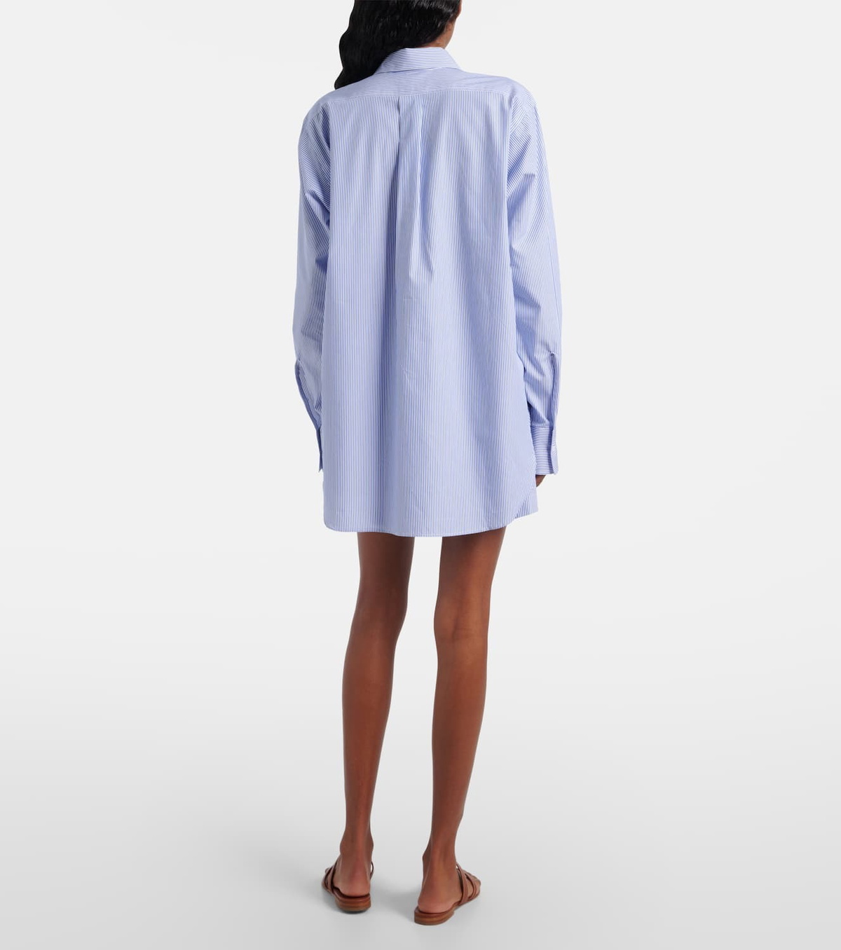 Hunza G Striped cotton poplin shirt