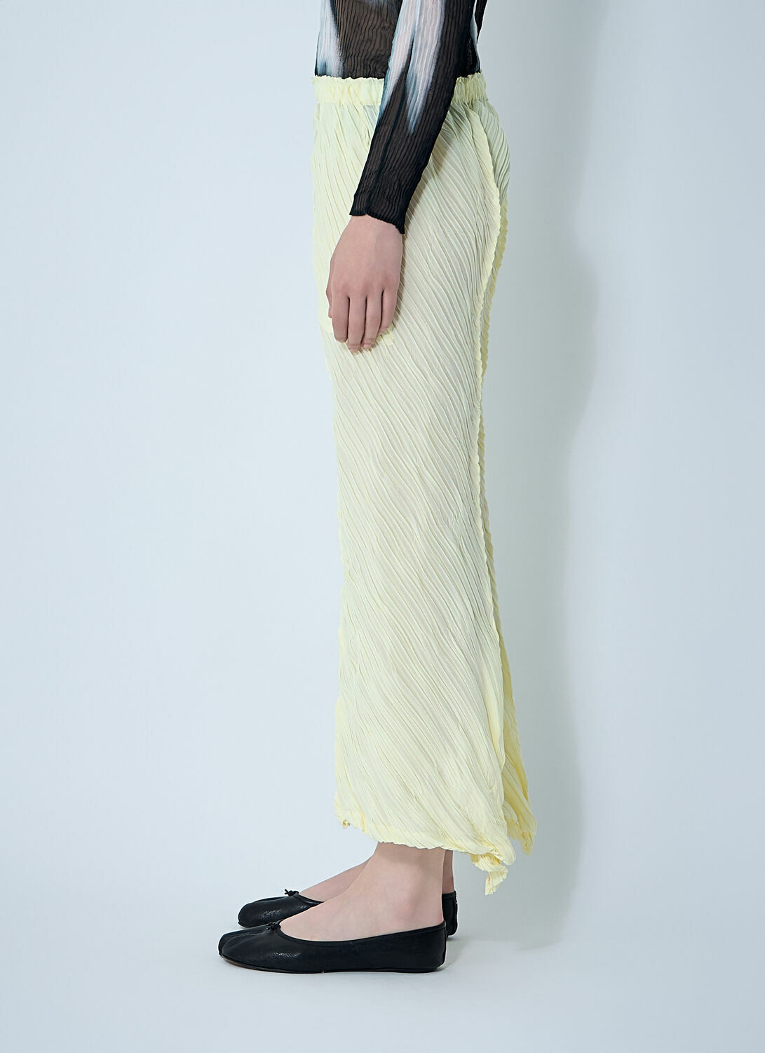 Issey Miyake Wrinkled And Twisted Pants