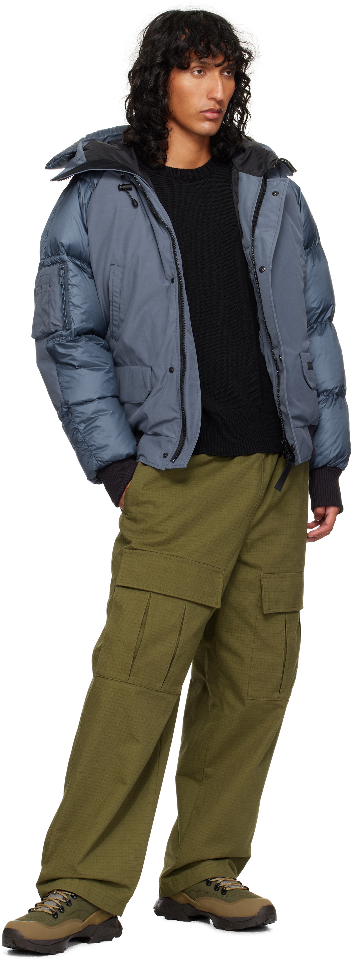 【 】日本未入荷★Paradigm Chilliwack Bomber JKT Canada Goose Blue 'Black Label' Paradigm Chilliwack Bomber