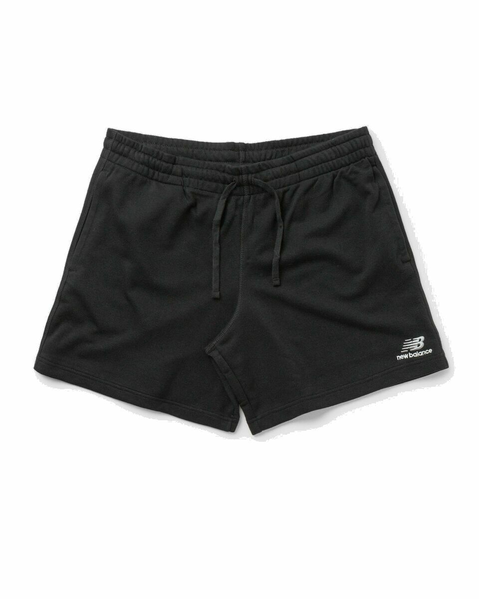Photo: New Balance Uni Ssentials French Terry Short Black - Mens - Casual Shorts