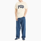 Pop Trading Company Men's Arch Logo T-Shirt in Off White
