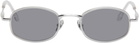 BONNIE CLYDE Silver Bicycle Sunglasses