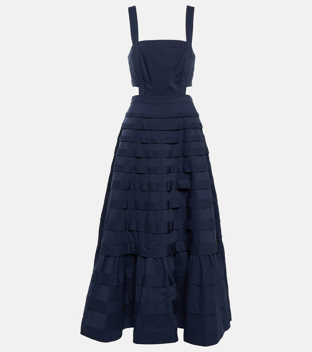 Simkhai Tiered cotton-blend maxi dress Simkhai