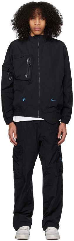 Photo: Nike Black Off-White Edition Zip Pocket Tracksuit