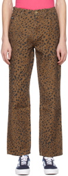 Noon Goons Brown Go Leopard Jeans