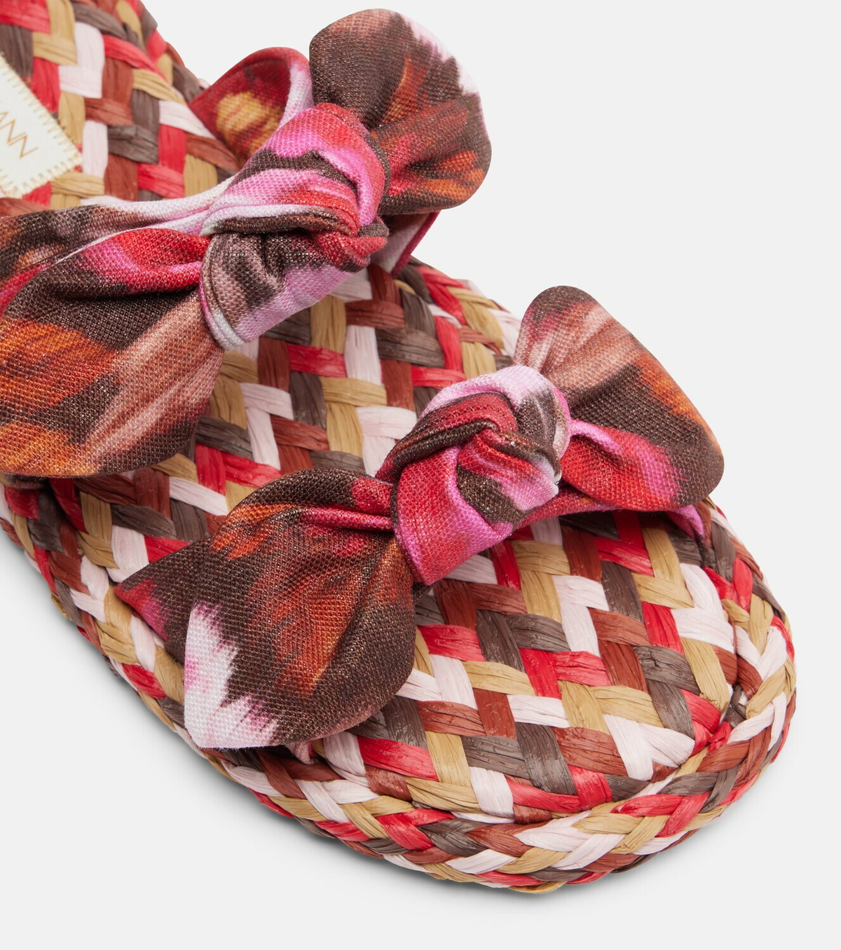 Zimmermann Carousel printed espadrille slides