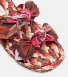 Zimmermann Carousel printed espadrille slides