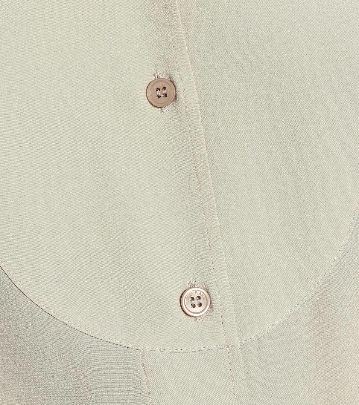 Loro Piana Lucia silk crêpe blouse