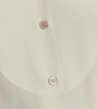Loro Piana Lucia silk crêpe blouse