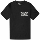 Wacko Maria Men's x Neckface Type 5 T-Shirt in Black