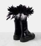 Valentino Garavani Rockstud M-Way leather combat boots
