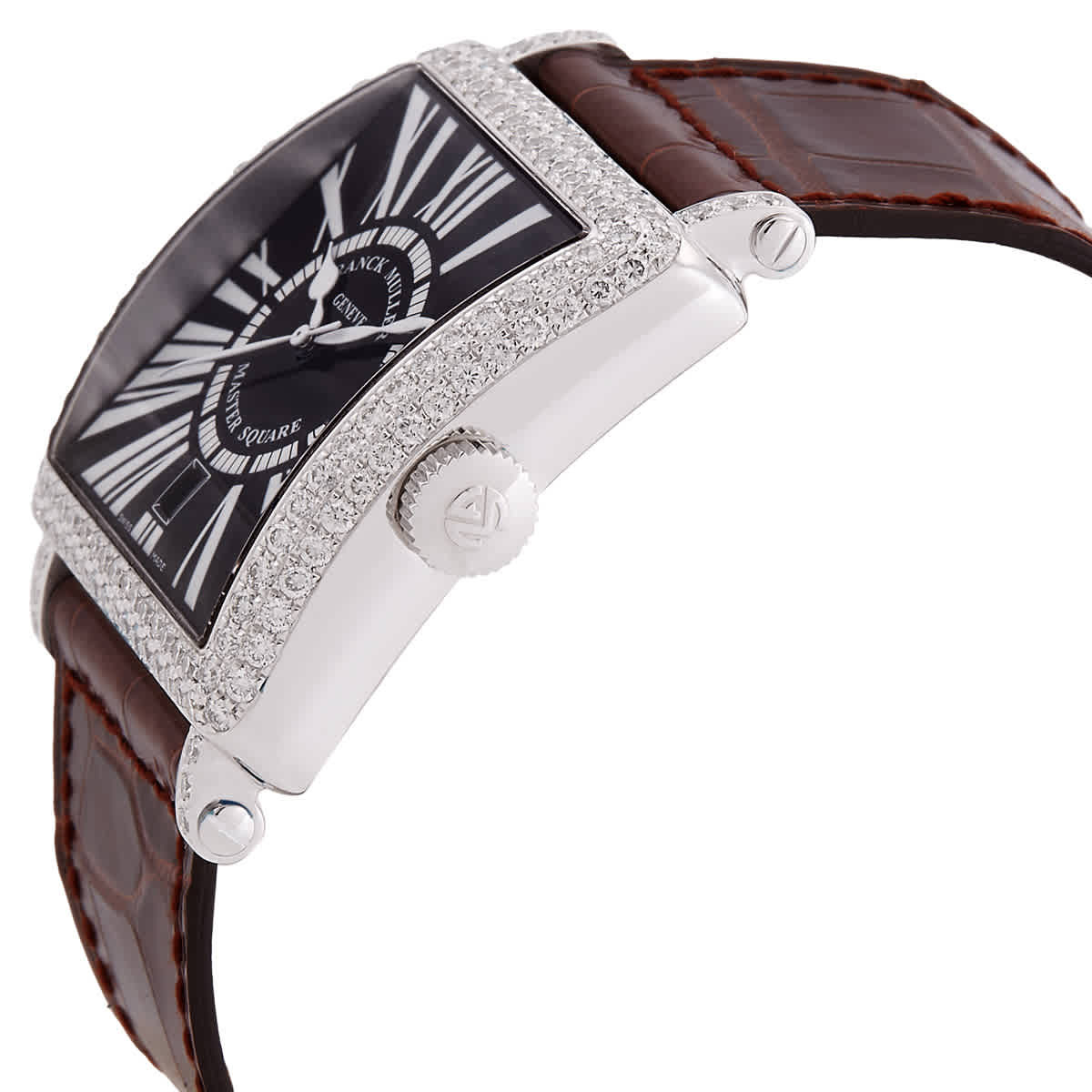 Franck Muller Master Square Automatic Diamond Black Dial Watch 6000 H SC DT D AC
