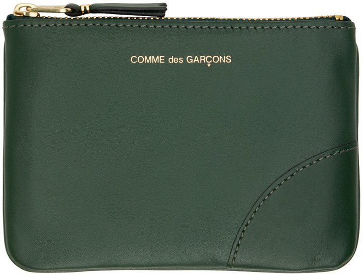 Photo: COMME des GARÇONS WALLETS Green Classic Wallet