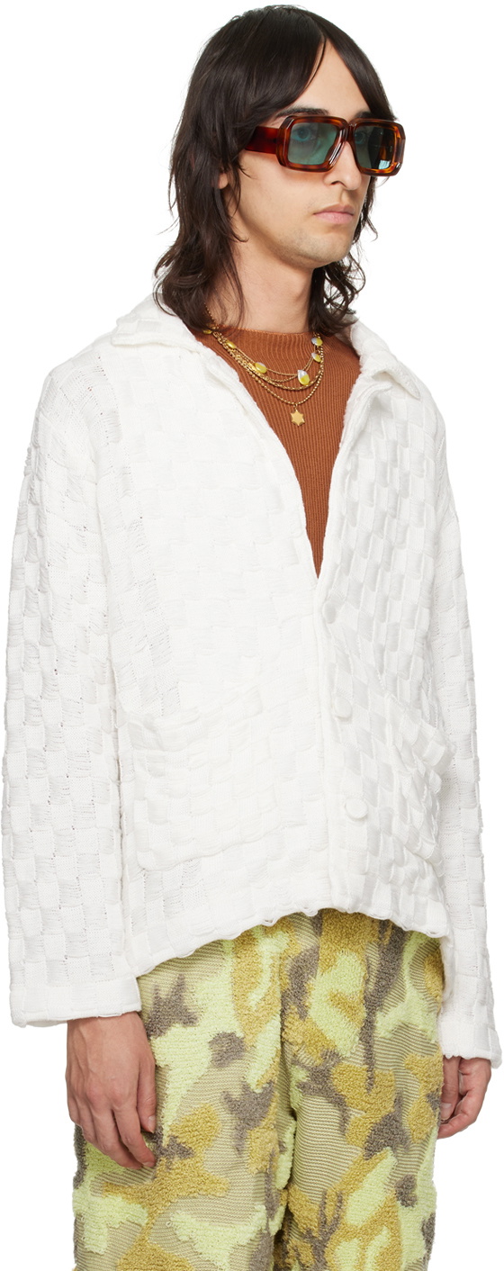 Isa Boulder SSENSE Exclusive White Jacket