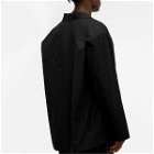 Jil Sander+ Men's Jil Sander Plus Pocket Bowling Shirt in Black