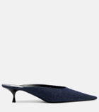 Victoria Beckham Sloan denim mules