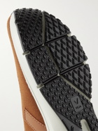 RICK OWENS - Veja Rubber-Trimmed Stretch-Knit Sneakers - Brown