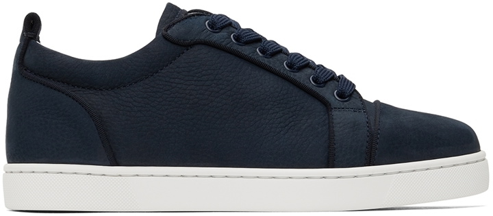 Photo: Christian Louboutin Navy Louis Junior Orlato Sneakers