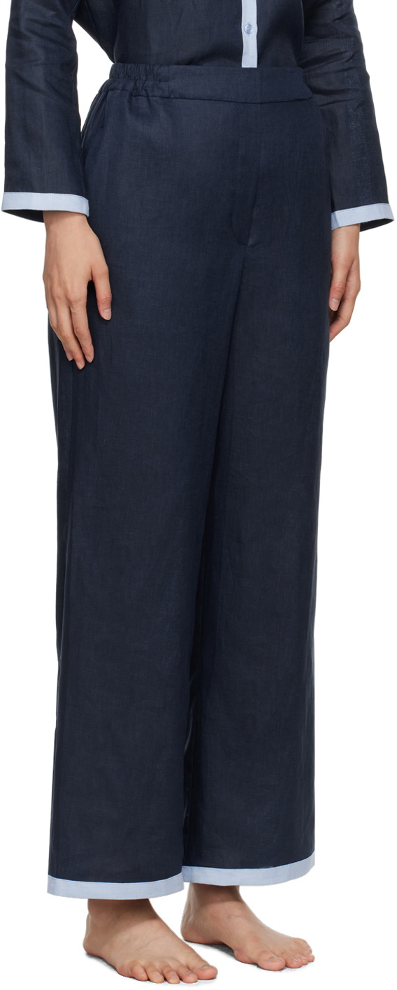 Sleeper Navy Garrick Trousers