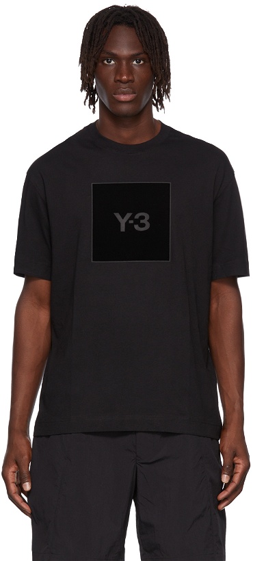 Photo: Y-3 Black Square Logo T-Shirt