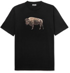 Lanvin - Printed Cotton-Jersey T-Shirt - Men - Black
