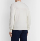 Loro Piana - Cotton and Silk-Blend Sweater - White